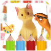 Cats Coloring and Painting Book Games