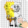 Pixel Art: Cartoon Coloring by Number 3D