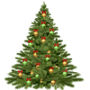 Virtual decoration: Christmas tree