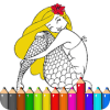 Coloring Page - Beauty Mermaid