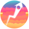Snake Runner - running in sky