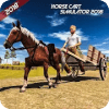 Village Horse Cart Carriage Transport Simulator 3d