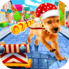 Pet Run – Run Puppy Run With Santa Clause