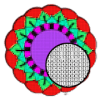 Mandala Color Pixel Art