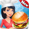 Cooking burger restaurant kitchen fast