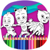 Pj Heroes Coloring Masks