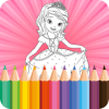 Coloring Book for Disney Princess  for girls game