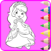 Princess Coloring Book Drawing Pages