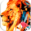 Lion Poly Sphere Animals PolyRoll 3D Puzzle Game