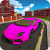 New York City Pink Taxi Simulator