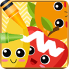 Fruit English Vocab & Coloring Book