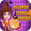 Halloween spooky pancakes