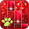 Piano Ladybug Noir Tiles Magic