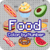 Color by Number Food  Food Coloring pixel art