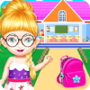 School Decorating Doll House Town My HomePlay Game