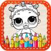 Easy Doll Coloring Book 2019  FREE