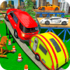 Camper Van Parking Trailer Cruiser Car Driving