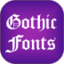 Gothic Fonts for FlipFont Free