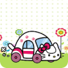 Cute Hello Car Kitty Nice Day