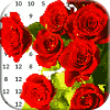 Roses Pixel Art: Flowers Color by Number
