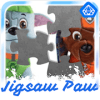 Puppy Dog Paw Jigsaw Puzzle