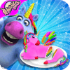 Mr. Fat Unicorn Cooking Smart Unicorn Cake!