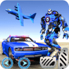 US Police Plane Robot Car Bike - Transporter Games