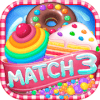 Candy Cakes  match 3 game with sweet cupcakes