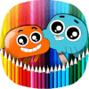 Gumballl Coloring Book for Darwin