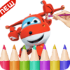 Coloring Super wingss for Kids