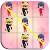 Ladybug and Cat Noir Tic Tac Toe Game