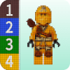 Color by Number - Lego Ninjago Pixel Art