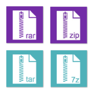 Rar Zip Tar 7Zip