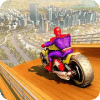 Super Hero Bike Mega Ramp Impossible Stunts Racing