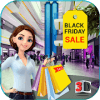 Black Friday sale shopping mall cashier ATM machin