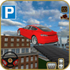 Roof Jumping Car Parking : Crazy Stunts Driving 3d