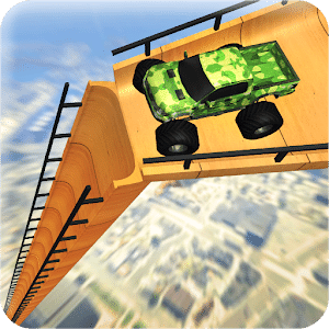 Army Mega Ramp Car Racing: US Army MegaRamp Truck