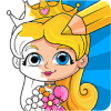 Princess Coloring Book Pages: Kids Coloring Games