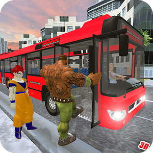 City Bus Driving: Superheroes Transport Simulator