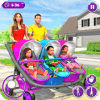 New Mother Baby Triplets Family Simulator