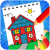 House Coloring Game