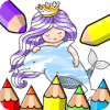 Mermaid Coloring for Kids