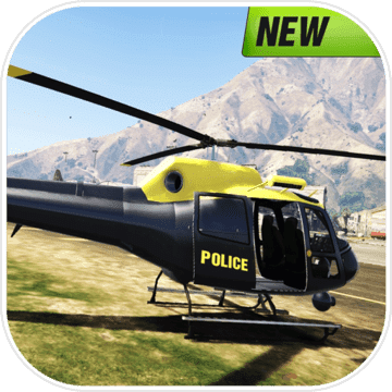 Police Helicopter : Crime City Rescue Flight 3D