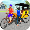 Cycle Rickshaw Driving Simulator 2018: Tuk Tuk Sim