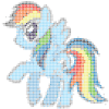 Pixel Art - Little Pony Coloring by Number