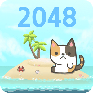 2048 Kitty Cat Island