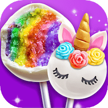 独角兽棒棒糖蛋糕