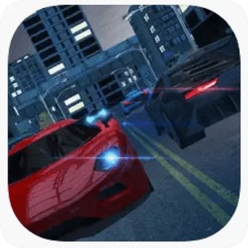 夜晚的城市交通街路车驾驶漂移和停车事业模拟器