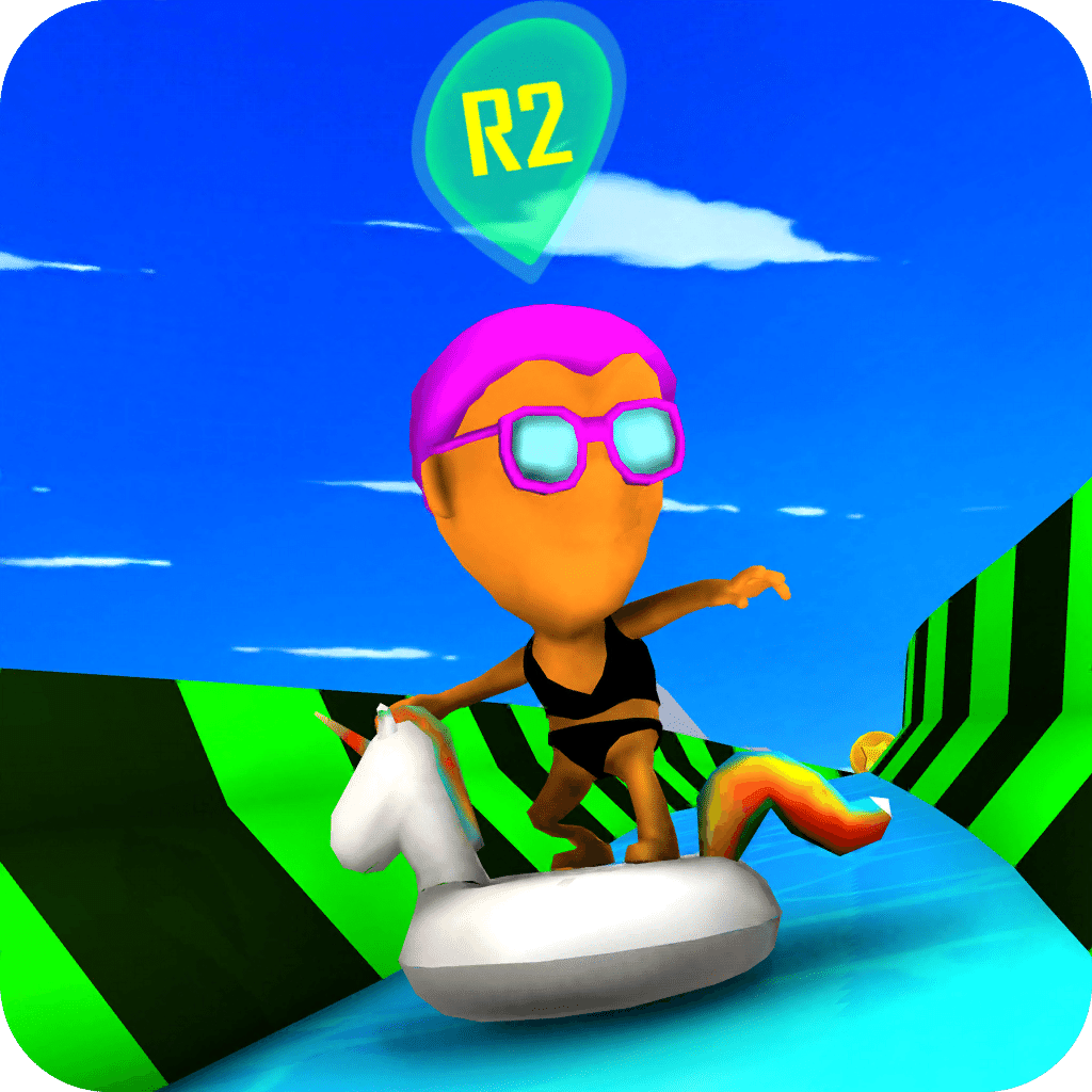 水上主题公园3D滑梯