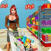超级市场狂热杂货我的虚拟购物中心收银员模拟器